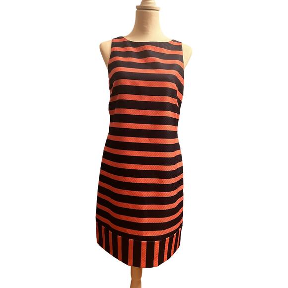 Jessica Howard Dresses & Skirts - Jessica Howard sleeveless striped dress pink and navy size 6